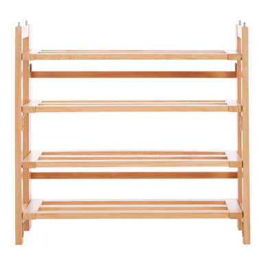 Orsina ARLA 4 Tier Folding Shoe Rack | Space Saving Hallway Organiser