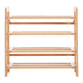 Orsina ARLA 4 Tier Folding Shoe Rack | Space Saving Hallway Organiser