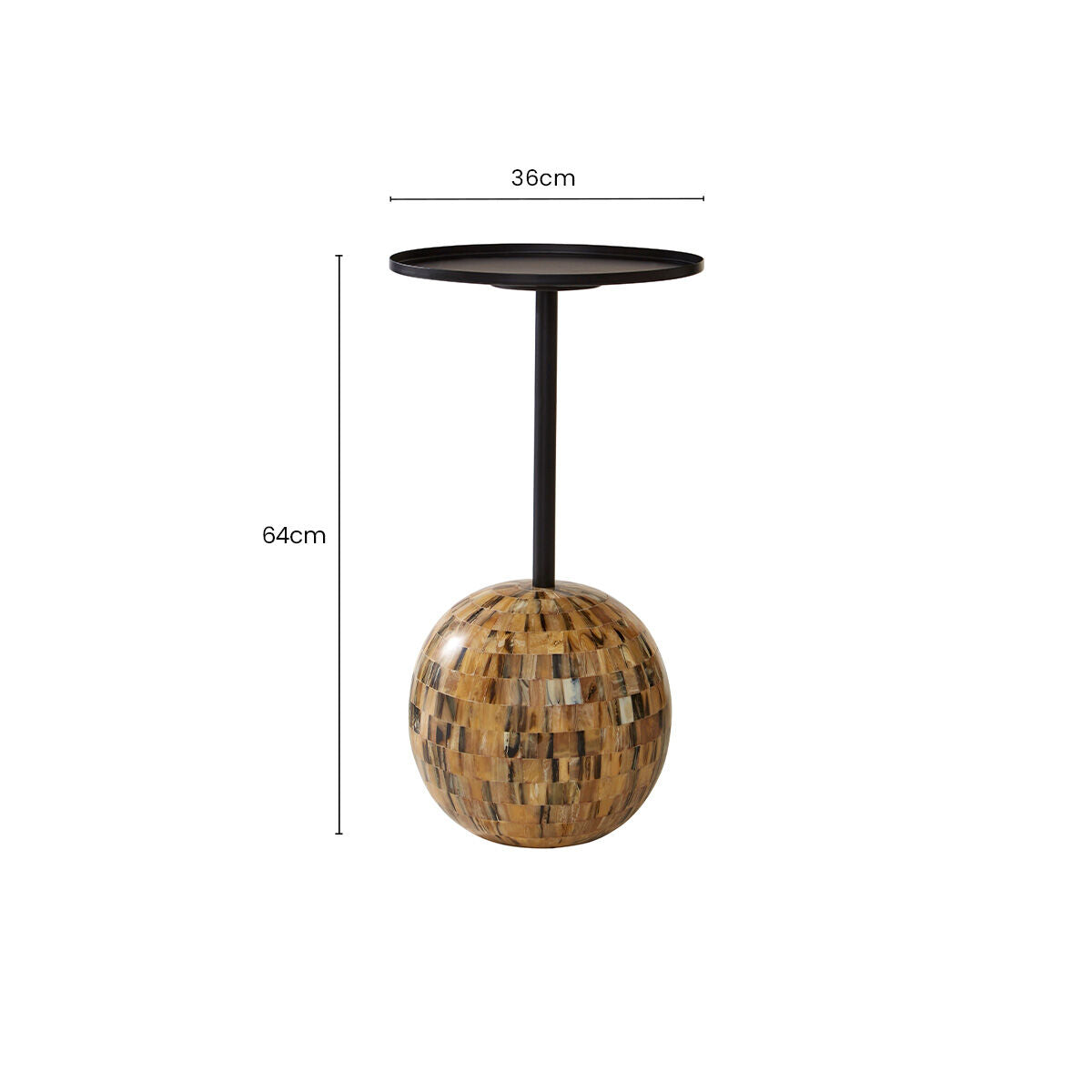 Orsina Rova Side Table – Modern Compact Occasional Table for Living Room
