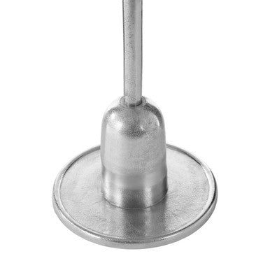 Orsina Halle Side Table – Handcrafted Silver Metal Modern End Table