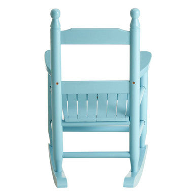 Orsina Kids Blue Rocking Chair – Classic Wooden Nursery Seating