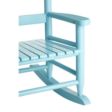 Orsina Kids Blue Rocking Chair – Classic Wooden Nursery Seating