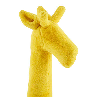 Orsina Jungle Safari Kids Giraffe Animal Stool – Yellow Eucalyptus Wood
