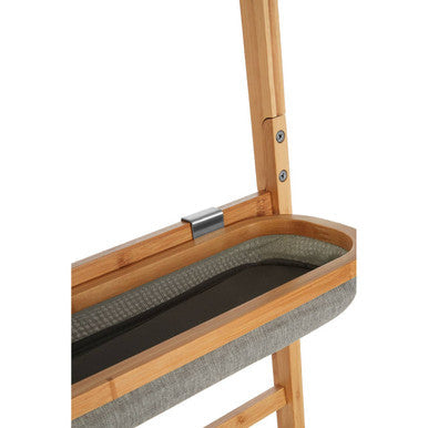 Orsina Carrick Ladder Towel Rack with Mirror and Foldable Trays