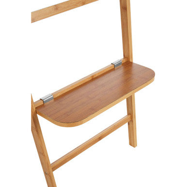 Orsina Carrick Ladder Towel Rack with Mirror and Foldable Trays