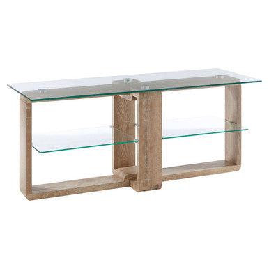 Orsina Barton 2-Tier Media Unit – Modern TV Stand & Storage Console