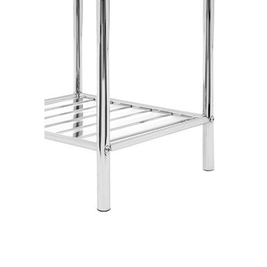 Orsina Dara 5 Tier Chrome Shelving Unit with Basket Storage Rack