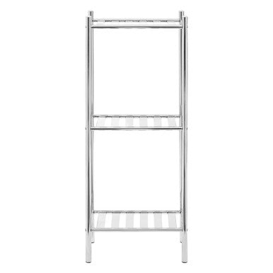 Orsina Dara 3 Tier Chrome Metal Shelf Unit | Bathroom & Kitchen Storage