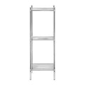 Orsina Dara 3 Tier Chrome Metal Shelf Unit | Bathroom & Kitchen Storage