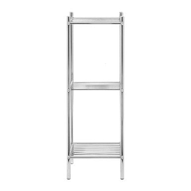 Orsina Dara 3 Tier Chrome Metal Shelf Unit | Bathroom & Kitchen Storage