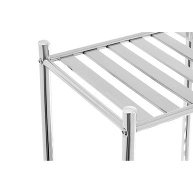 Orsina Dara 3 Tier Chrome Metal Shelf Unit | Bathroom & Kitchen Storage