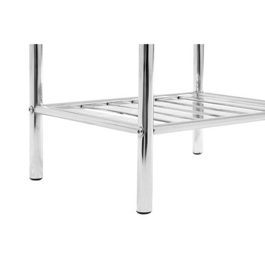 Orsina Dara 3 Tier Chrome Metal Shelf Unit | Bathroom & Kitchen Storage