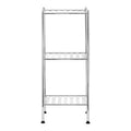Orsina Micah 3 Tier Chrome Shelf Unit | Metal Bathroom & Kitchen Rack
