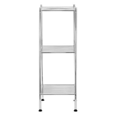 Orsina Micah 3 Tier Chrome Shelf Unit | Metal Bathroom & Kitchen Rack