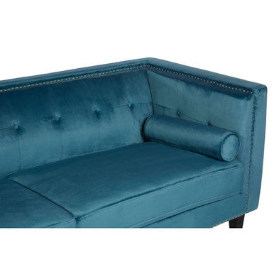 Orsina Felisa 3-Seater Sofa | Teal Blue Velvet Living Room Seating