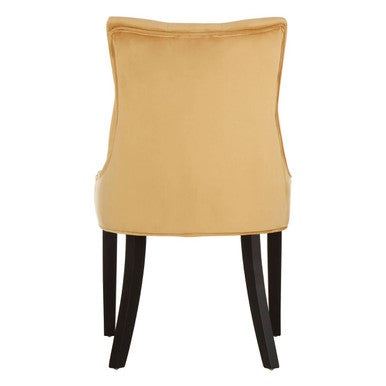 Orsina Daxton Velvet Dining Chair – Modern Ochre Accent Seating