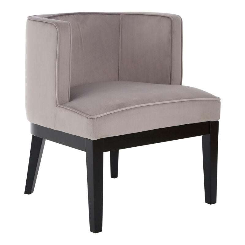 Orsina Salford Black Fabric Dining Chair – Modern Cushioned Seating