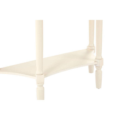 Orsina Heritage Console Table – White Pine Wood with Drawer and Shelf