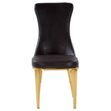Orsina Forli Black Dining Chair – Modern Minimalist Kitchen Seating