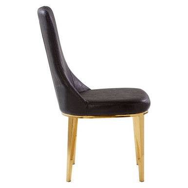 Orsina Forli Black Dining Chair – Modern Minimalist Kitchen Seating