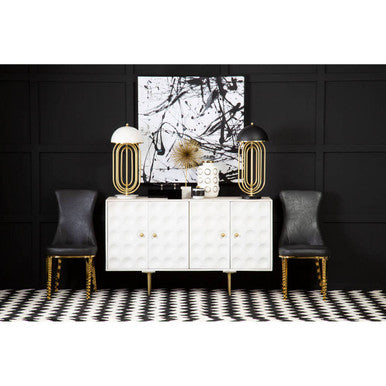Orsina Forli Black Dining Chair – Modern Minimalist Kitchen Seating
