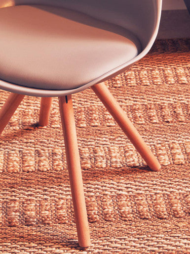 Orsina Stockholm Grey Retro Dining Chair – Mid-Century Beech Wood Legs
