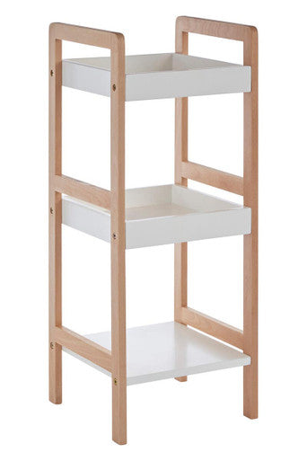 Orsina ARLA 3-Tier Bathroom Shelf Unit | Birchwood Storage Organizer
