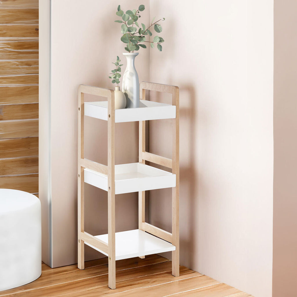 Orsina ARLA 3-Tier Bathroom Shelf Unit | Birchwood Storage Organizer