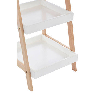 Orsina ARLA 4-Tier Birch Wood Bathroom Shelf Unit – Slim Storage