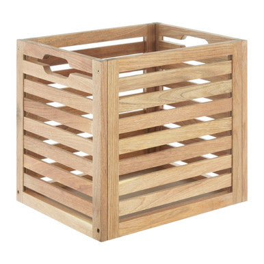 Orsina ARLA Small Walnut Wood Storage Box | Modern Desk Organizer