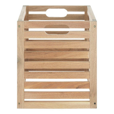 Orsina ARLA Small Walnut Wood Storage Box | Modern Desk Organizer