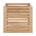 Orsina ARLA Small Walnut Wood Storage Box | Modern Desk Organizer
