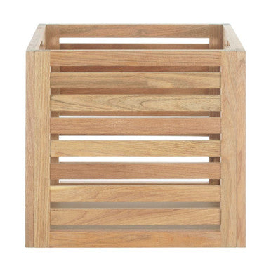 Orsina ARLA Small Walnut Wood Storage Box | Modern Desk Organizer