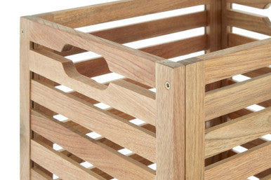 Orsina ARLA Small Walnut Wood Storage Box | Modern Desk Organizer