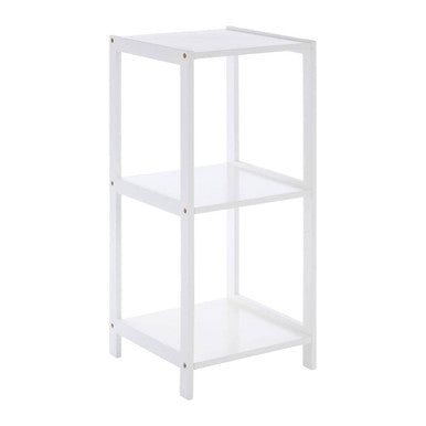 Orsina Dara 3 Tier Rustic Wooden Bathroom Shelf Unit – Storage Organiser