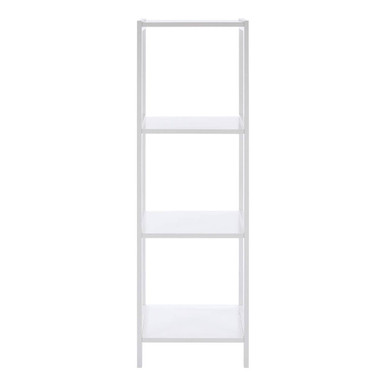 Orsina Dara 4-Tier White Bathroom Shelf – Vertical Storage Organizer