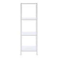 Orsina Dara 4-Tier White Bathroom Shelf – Vertical Storage Organizer