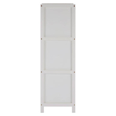 Orsina Salon White Wood 3 Drawer Cabinet – Compact Bathroom Storage