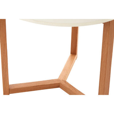 Orsina Nostra Nesting Side Tables – Set of 3 Round White & Black