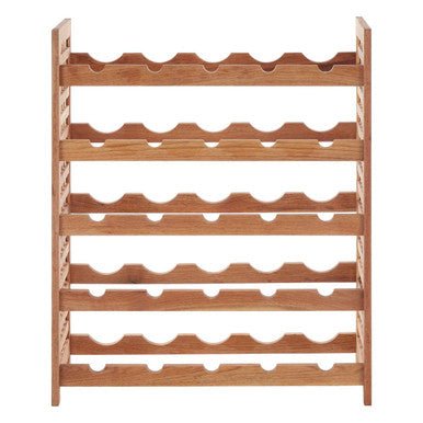 Orsina ARLA 25 Bottle Wooden Wine Rack – Freestanding Storage Unit