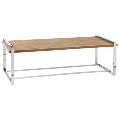 Orsina Menteng Coffee Table | Recycled Elm Wood & Copper Steel