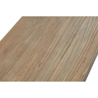 Orsina Menteng Console Table – Elm Wood and Stainless Steel