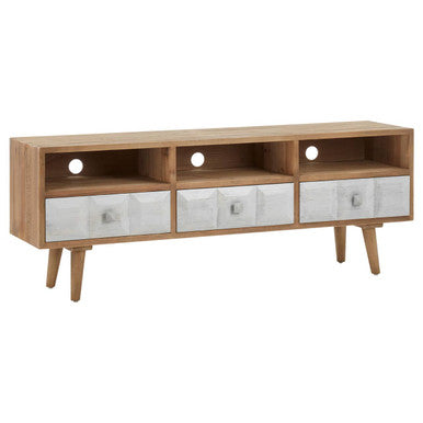 Orsina Papua Media Unit – Natural Wood TV Stand & Entertainment Console