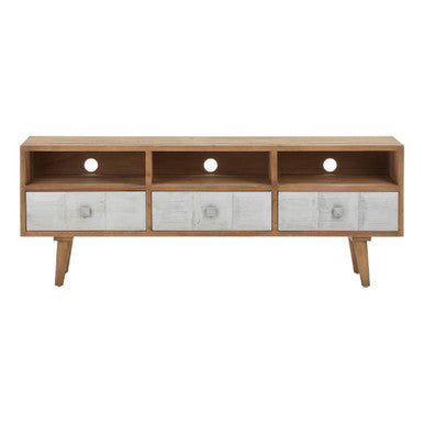 Orsina Papua Media Unit – Natural Wood TV Stand & Entertainment Console