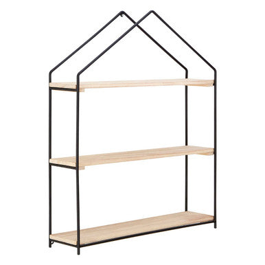 Orsina Brixton 3-Tier Wooden Wall Shelves – Modern House Frame Decor