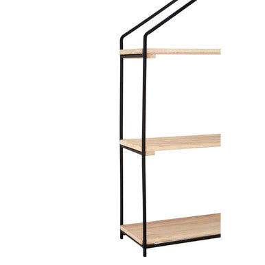 Orsina Brixton 3-Tier Wooden Wall Shelves – Modern House Frame Decor