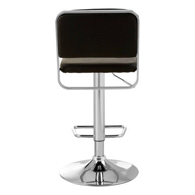 Orsina Stockholm Bar Stool | Faux Leather Seat with Chrome Base