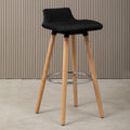 Orsina Stockholm Black Bar Stool – Modern Beechwood Counter Seating