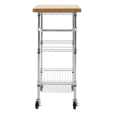 Orsina Frankfurt 3 Tier Kitchen Trolley – Rolling Utility Storage Cart