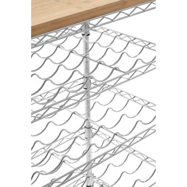 Orsina Frankfurt 4 Tier Wine Rack – Freestanding Kitchen Bottle Holder